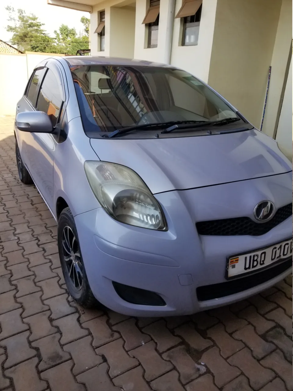 Tendo Verse Toyota Vitz, available for private transport enquiries in Uganda