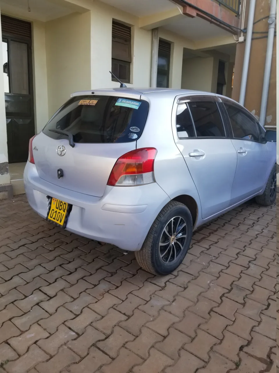 Rear and side exterior of the Tendo Verse Toyota Vitz